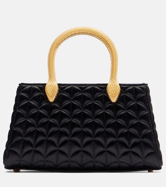 Serpentine Duette satin top-handle bag | Bvlgari