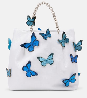 Tote Bag Papillon Mini aus Raffiabast | Aquazzura