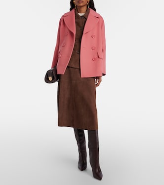 Efebo double-breasted virgin wool jacket | 'S Max Mara