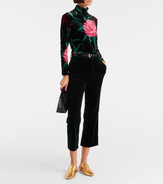 Floral turtleneck top  | La DoubleJ