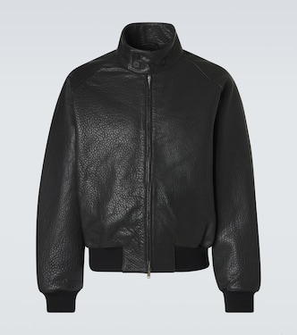Over leather bomber jacket | Studio Nicholson