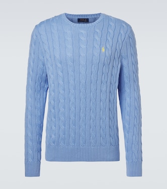 Cable-knit cotton sweater | Polo Ralph Lauren