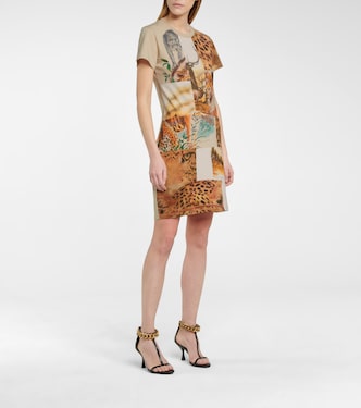 Printed cotton jersey minidress | Stella McCartney