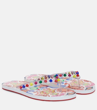 Sandali infradito Loubi Flip Spikes | Christian Louboutin