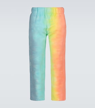 Pantalones de algodón y cachemir con tie-dye | The Elder Statesman