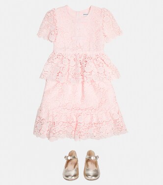 Guipure lace skirt | Self-Portrait Kids
