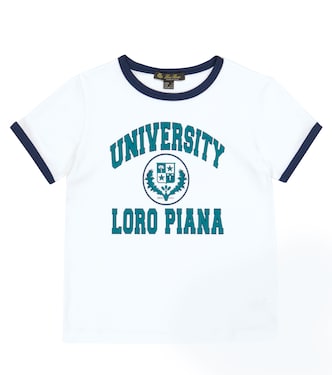 Bedrucktes T-Shirt aus Baumwoll-Jersey | Loro Piana Kids