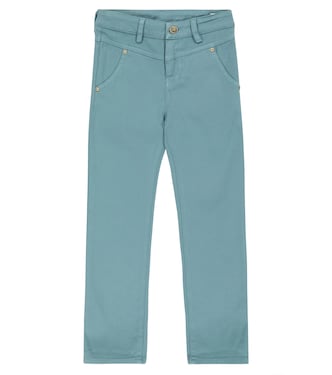 Slim cotton-blend trousers | Tartine et Chocolat