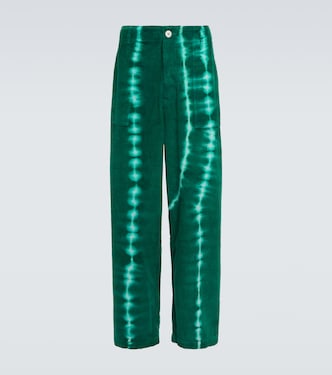 Pantalon en velours côtelé tie & dye | The Elder Statesman