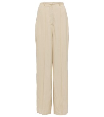 Gabardine wide-leg pants | Toteme