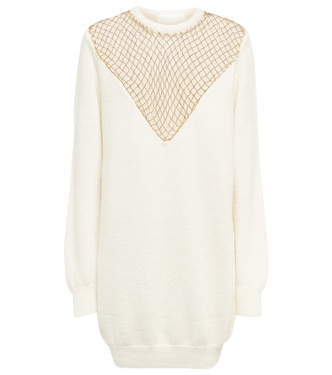 Robe pull Arianna en mohair mélangé | Costarellos