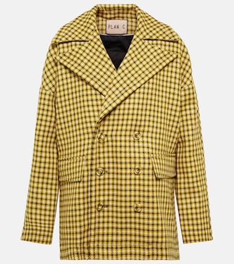 Blazer de lana en pata de gallo | Plan C