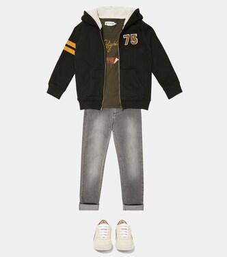 Braford cotton jersey hoodie | Bonpoint