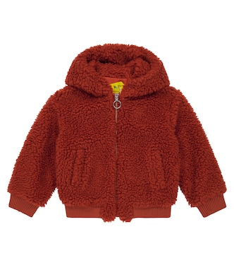 Felpa con cappuccio in shearling | Off-White Kids