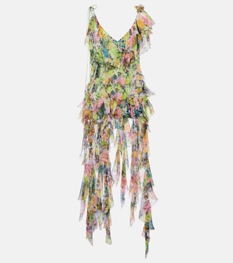 Top imprimé en soie | Dries Van Noten