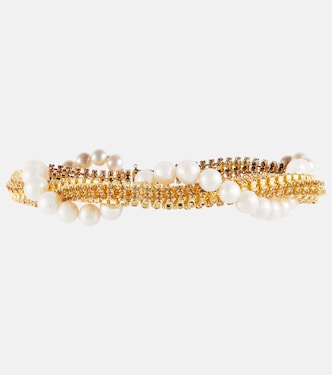 Collana con cristalli e perle bijoux | Magda Butrym