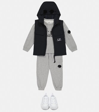 Felpa in cotone con logo | C.P. Company Kids
