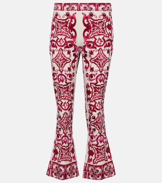 Pantalones acampanados estampados | Dolce&Gabbana