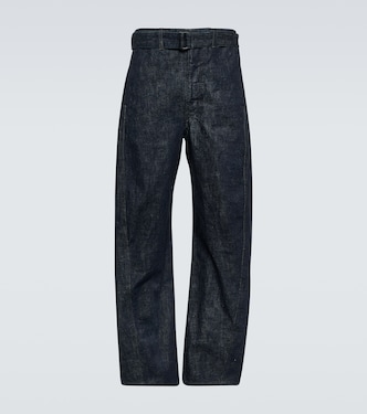 Twisted belted jeans | Lemaire
