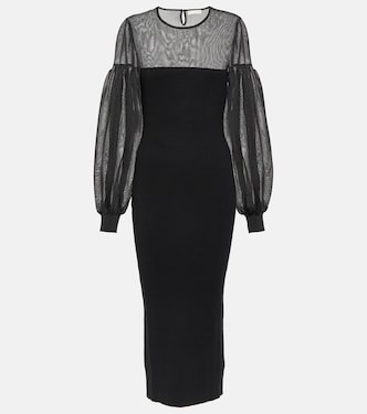 Robe midi Milla en laine mélangée | Ulla Johnson
