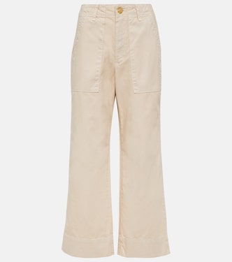 Weite Cropped-Hose Mya aus Baumwolle | Velvet