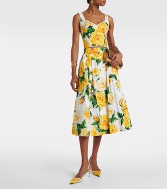 Bustier-Top aus einem Baumwollgemisch | Dolce&Gabbana