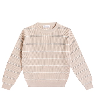 Pullover in cotone | Brunello Cucinelli Kids