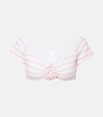 Top cropped Stefani con scollo bardot | Bananhot