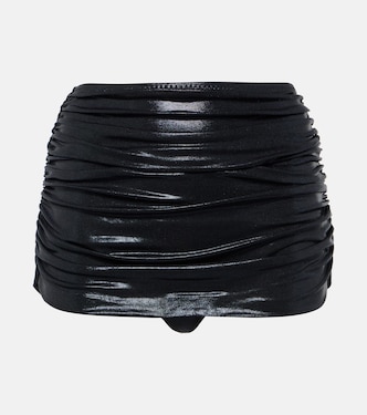 Skort Bill in lamé | Norma Kamali