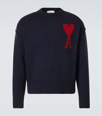 Pullover Ami De Cœur in lana vergine | Ami Paris