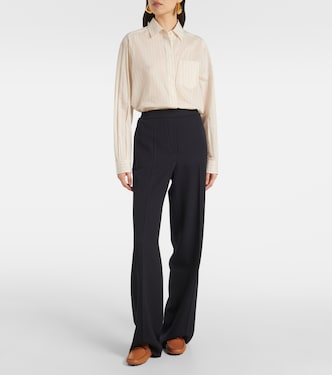 Pantaloni a gamba larga in lana | Tod's