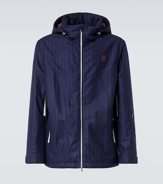 Veste de ski en flanelle de laine vierge | Brunello Cucinelli