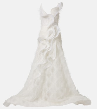 Bridal - Abito lungo Enamour in misto seta | Maticevski