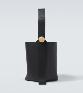 Pebble Medium leather bucket bag | Loewe