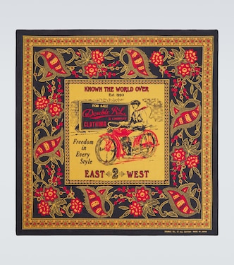 Printed cotton scarf | RRL