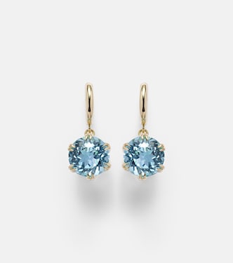 Orecchini in oro 18kt con topazio | Ileana Makri