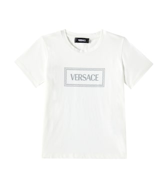T-Shirt aus Baumwoll-Jersey | Versace Kids