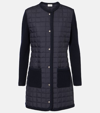 Cardigan in lana con imbottitura | Moncler