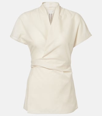 Laura cotton wrap top | Rick Owens