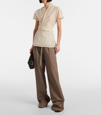 Top a portafoglio Laura in cotone | Rick Owens