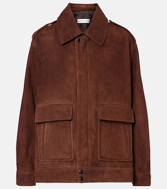 Jacke Drey aus Veloursleder | Nour Hammour