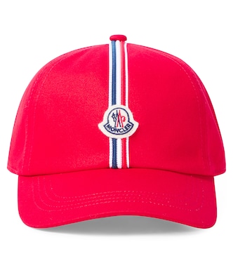 Logo cotton baseball cap | Moncler Enfant