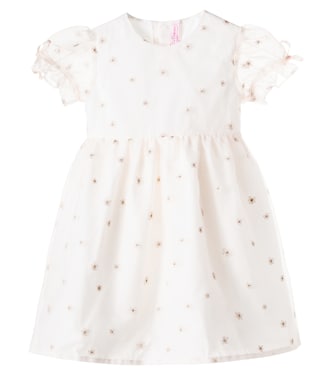 Besticktes Kleid Gardenia Ceremony aus Organza | La Coqueta