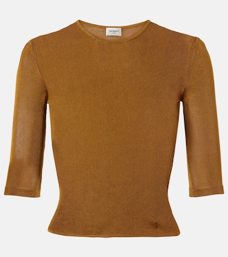 Top Cassandre in maglia | Saint Laurent