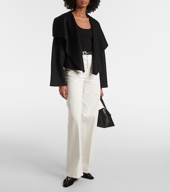 Cropped-Jacke Signature aus Woll-Doublé | Toteme