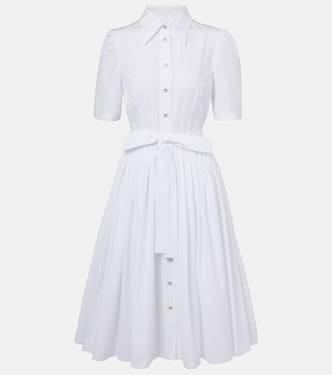 Hemdblusenkleid aus Baumwollpopeline | Dolce&Gabbana