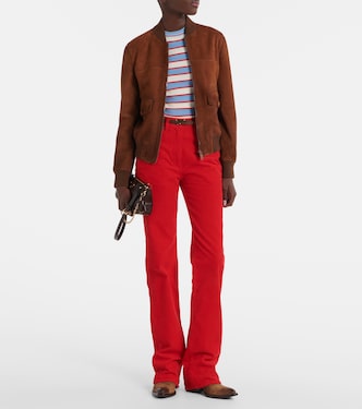 Suede blouson | Prada