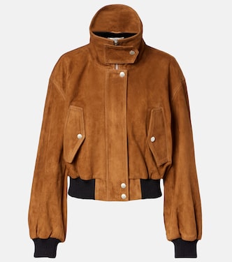 Briar suede bomber jacket | Nour Hammour