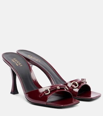 Selene Horsebit leather mules | Gucci