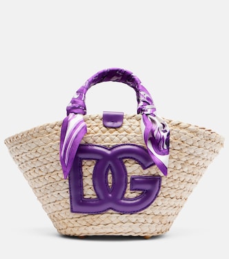 DG Majolica straw basket bag | Dolce&Gabbana